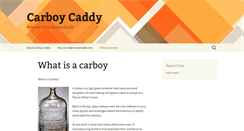 Desktop Screenshot of carboycaddy.com